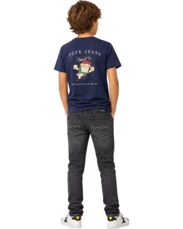PEPE JEANS T-SHIRT MANCHES COURTES GARÇON BLEU AZUL