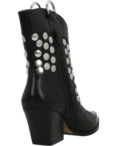 Woman Mid boots APEPAZZA STUDS TORY NEGRO
