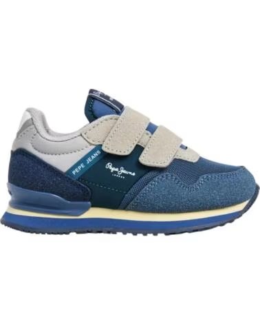 PEPE JEANS TÉNIS DE MODA INFANTIL AZUL
