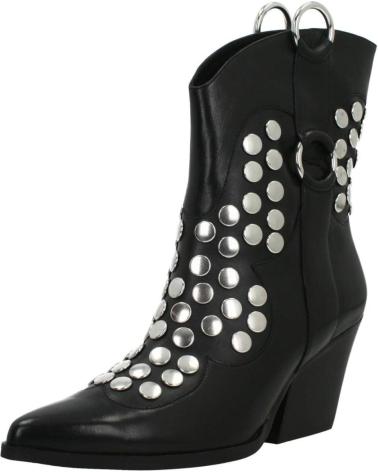Woman Mid boots APEPAZZA STUDS TORY NEGRO