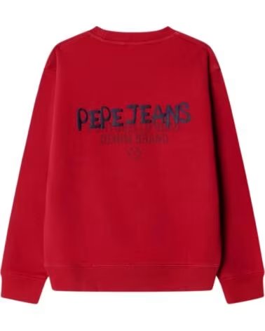 FELPA BAMBINO PEPE JEANS ROSSA ROJO