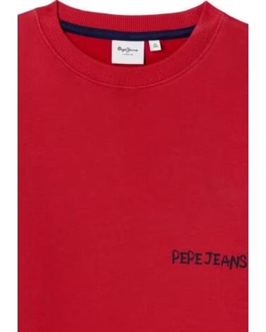 FELPA BAMBINO PEPE JEANS ROSSA ROJO