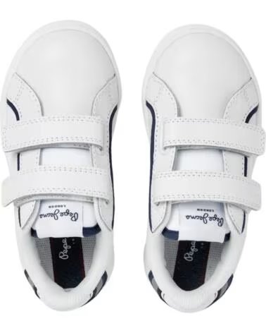 PEPE JEANS KINDERMODE-SNEAKER MIT KLETTVERSCHLUSS BLANCO