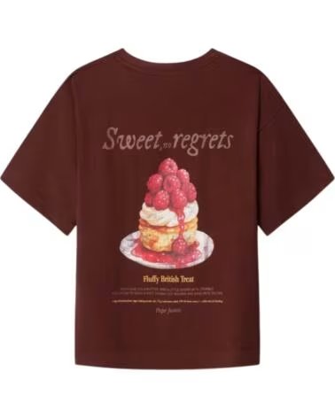 PEPE JEANS KURZARMSHIRT MÄDCHEN BRAUN MARRóN
