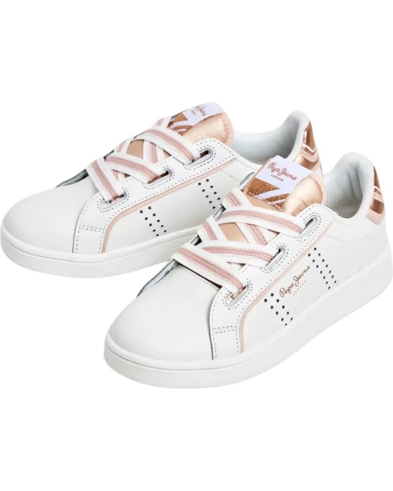 PEPE JEANS TÉNIS DE MODA MENINA BRANCO BLANCO