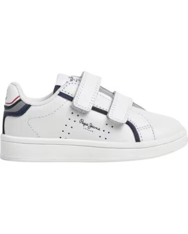 PEPE JEANS KINDERMODE-SNEAKER MIT KLETTVERSCHLUSS BLANCO