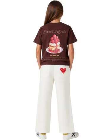 PEPE JEANS KURZARMSHIRT MÄDCHEN BRAUN MARRóN