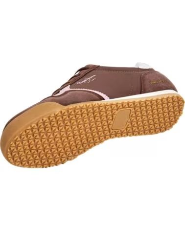 PEPE JEANS SCARPE DA GINNASTICA ALLA MODA DA BAMBINA MARRONI MARRóN