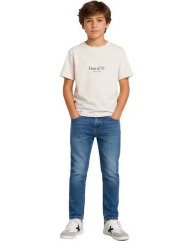 PEPE JEANS T-SHIRT MANCHES COURTES GARÇON BLANCO
