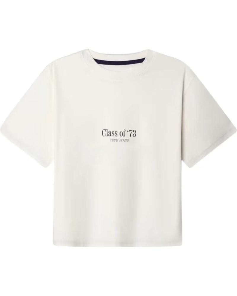 PEPE JEANS T-SHIRT MANCHES COURTES GARÇON BLANCO