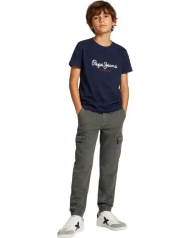PEPE JEANS T-SHIRT MANCHES COURTES GARÇON AZUL