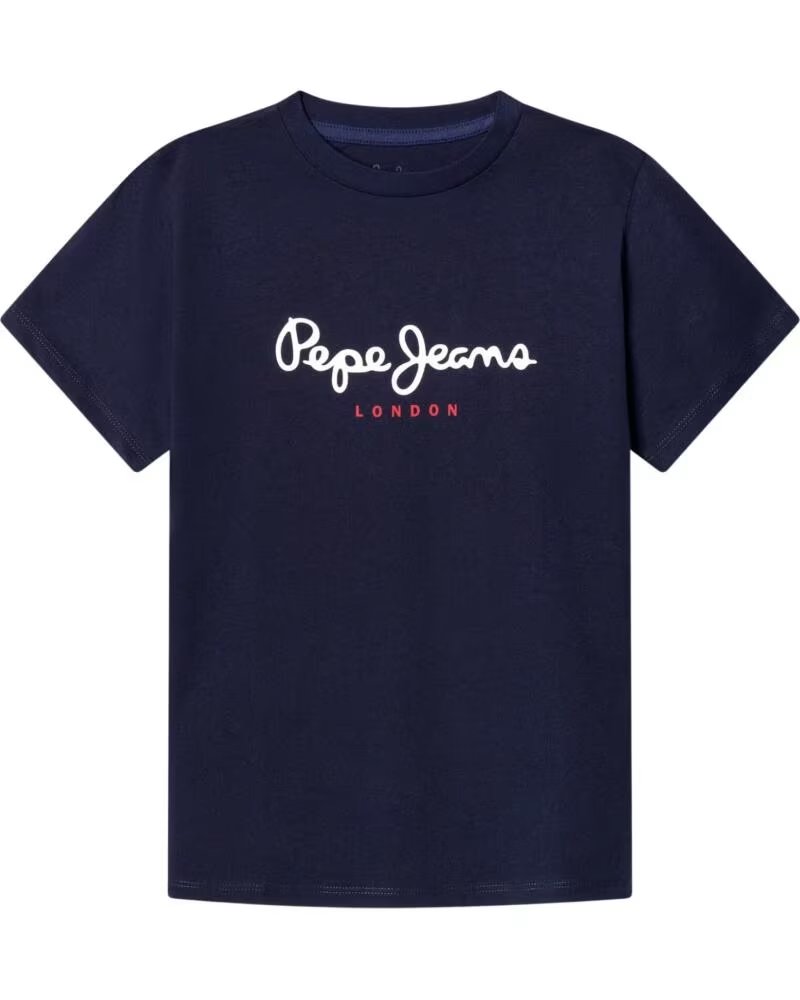 PEPE JEANS T-SHIRT MANCHES COURTES GARÇON AZUL