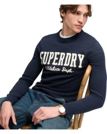 PULL POUR HOMME SUPERDRY ATHLETICS DEPT AZUL