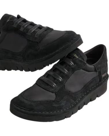 PANCHIC P05 SAPATILHAS DE PELE E NYLON NEGRO