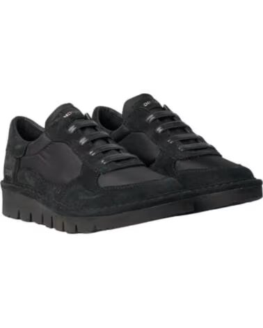 PANCHIC P05 SAPATILHAS DE PELE E NYLON NEGRO