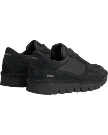 PANCHIC P05 SAPATILHAS DE PELE E NYLON NEGRO