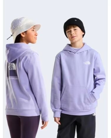 THE NORTH FACE FELPA CON CAPPUCCIO BAMBINO NF0A8CV5NO5 LAVANDA