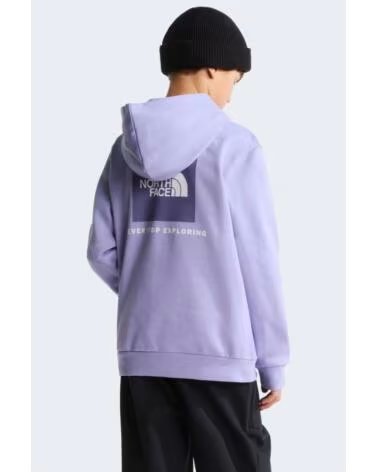 THE NORTH FACE FELPA CON CAPPUCCIO BAMBINO NF0A8CV5NO5 LAVANDA