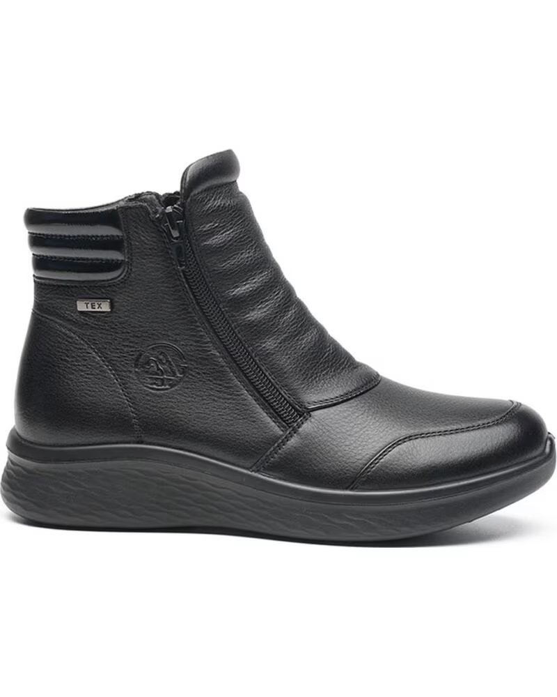 G COMFORT 825-S STIVALETTI IN PELLE NEGRO
