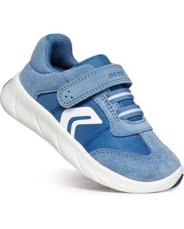 ZAPATILLAS GEOX B660KA 0FU22 B FOOT-RUN CIELO Y BLANCO C4S1Z SKY-WHITE