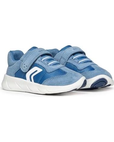 ZAPATILLAS GEOX B660KA 0FU22 B FOOT-RUN CIELO Y BLANCO C4S1Z SKY-WHITE