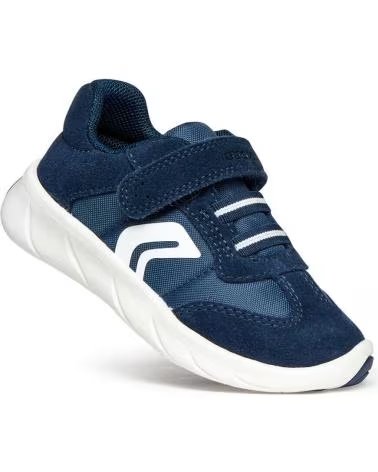 ZAPATILLAS GEOX B660KA 0FU22 B FOOT-RUN AZUL MARINO Y BLANCO CB41Z NAVY-WHITE