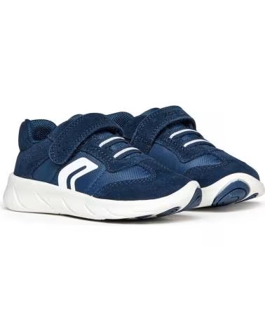 ZAPATILLAS GEOX B660KA 0FU22 B FOOT-RUN AZUL MARINO Y BLANCO CB41Z NAVY-WHITE