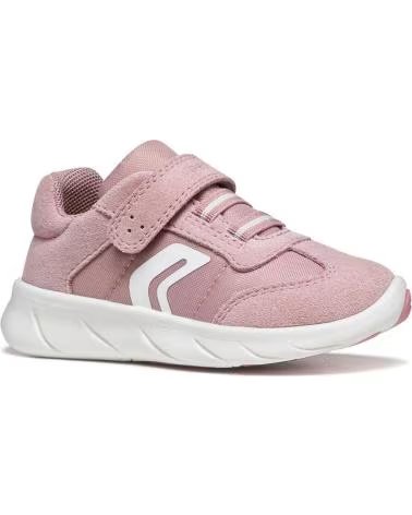 TÉNIS GEOX B661JA 0FU22 B FOOT-RUN CA81Z ROSE-WHITE