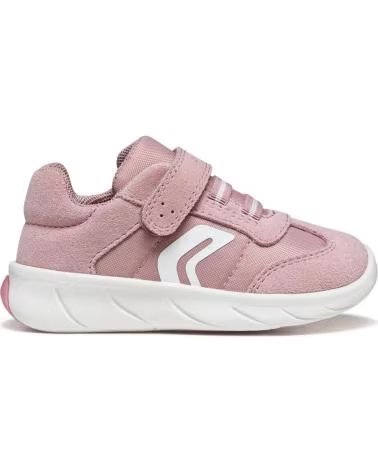 TÉNIS GEOX B661JA 0FU22 B FOOT-RUN CA81Z ROSE-WHITE