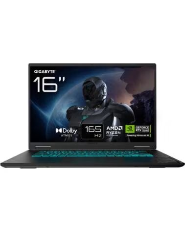 GIGABYTE Portatil a16 3whk3es864sd r7 - 260 - 32gb - ssd 1tb - rtx 5070 8gb - 16 pulgadas fhd - freedos