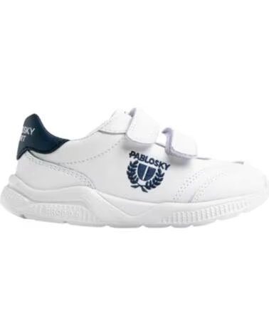 PABLOSKY ZAPATILLA COLEGIAL BAREFOOT NIÑO 903902 BLANCO