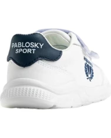 PABLOSKY ZAPATILLA COLEGIAL BAREFOOT NIÑO 903902 BLANCO