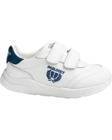 PABLOSKY ZAPATILLA COLEGIAL BAREFOOT NIÑO 903902 BLANCO