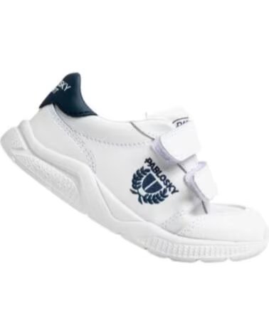 PABLOSKY ZAPATILLA COLEGIAL BAREFOOT NIÑO 903902 BLANCO