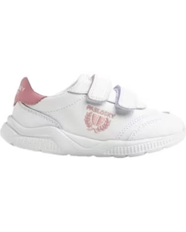 PABLOSKY ZAPATILLA COLEGIAL BAREFOOT 903907 NIÑA BLANCO