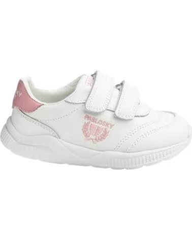 PABLOSKY ZAPATILLA COLEGIAL BAREFOOT 903907 NIÑA BLANCO