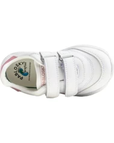PABLOSKY ZAPATILLA COLEGIAL BAREFOOT 903907 NIÑA BLANCO