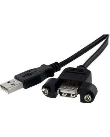 STARTECHCOM Cable usb 2 0 startech 0 30m - macho - hembra - negro