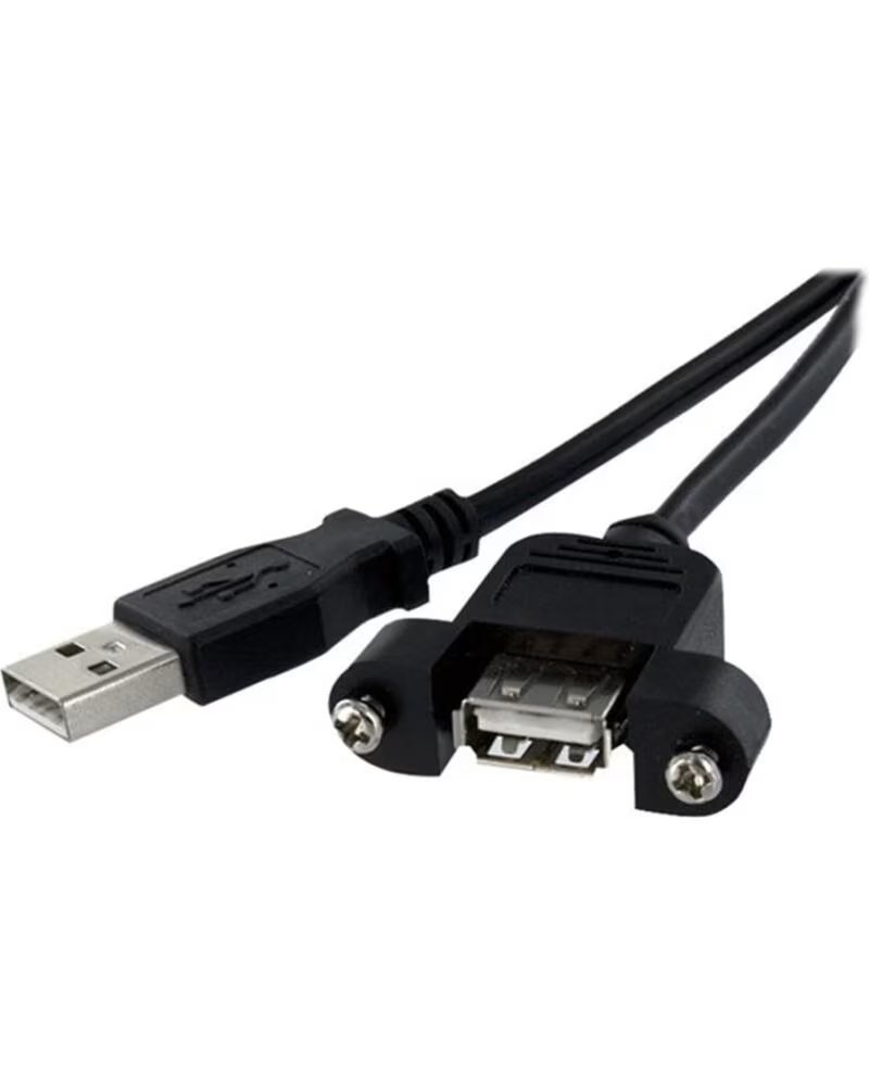 STARTECHCOM Cable usb 2 0 startech 0 30m - macho - hembra - negro