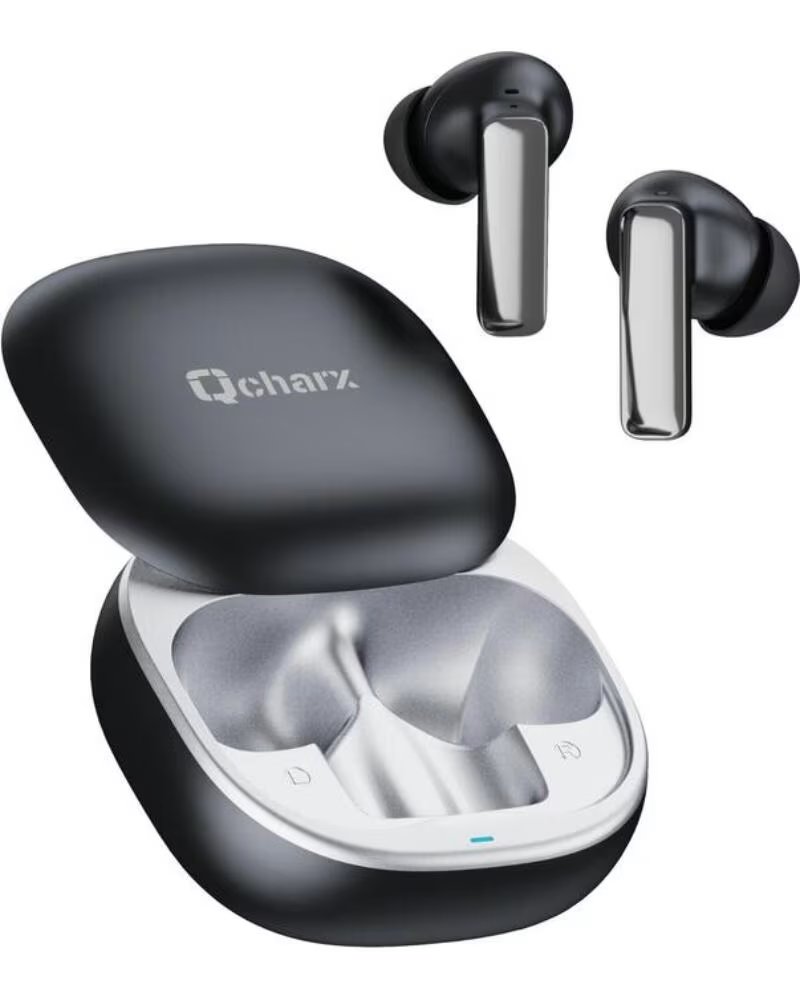 QCHARX INTERNATIONAL Auriculares qcharx buds slide anc enc bluetooth negro
