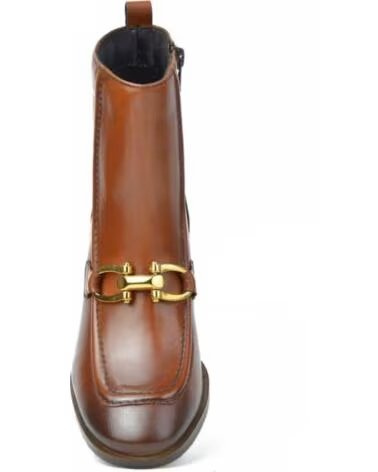 CARAMELO BOTINES DE MUJER DE PIEL CAR2411-13 CUEROPIEL CUERO