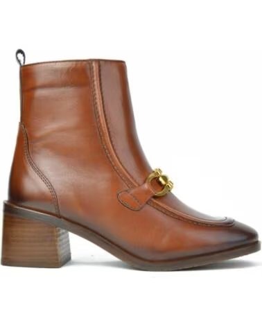 CARAMELO BOTINES DE MUJER DE PIEL CAR2411-13 CUEROPIEL CUERO