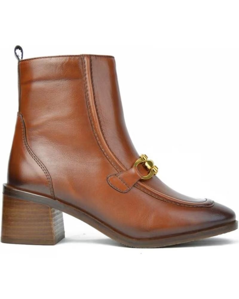 CARAMELO BOTINES DE MUJER DE PIEL CAR2411-13 CUEROPIEL CUERO