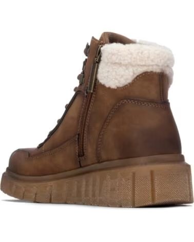 REFRESH BotIn de mujer 176272 Camel MARRóN