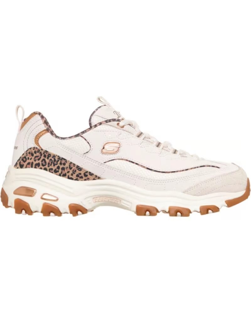 SKECHERS D´LITES WILD CHARM SAPATILHAS DESPORTIVAS FEMININAS BLANCO