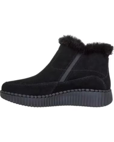 SKECHERS BOTINES PLANOS WILSHIRE BLVD - FRESH ZIP NEGRO