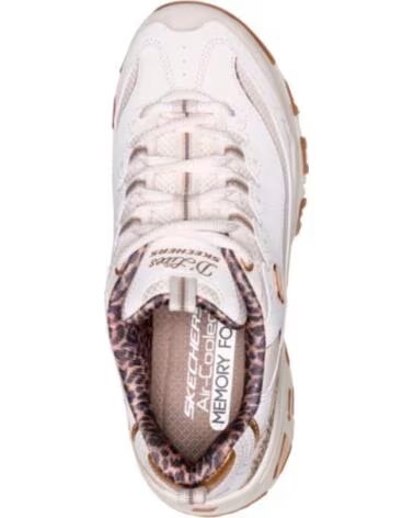 SKECHERS D´LITES WILD CHARM SAPATILHAS DESPORTIVAS FEMININAS BLANCO