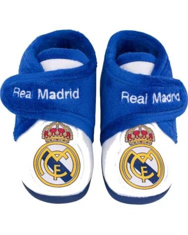 SEVILLAS KINDER BOOTIE HAUSSCHUH REAL MADRID WEISS UND BLAU BLANCO