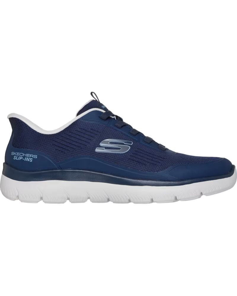 SKECHERS BASKETS SUMMITS LEYTER HOMME BLEU 233047