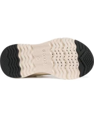 GEOX J LOFTUS SNEAKER ELFENBEIN-PLATIN C1M2U IVORY-PLATINUM